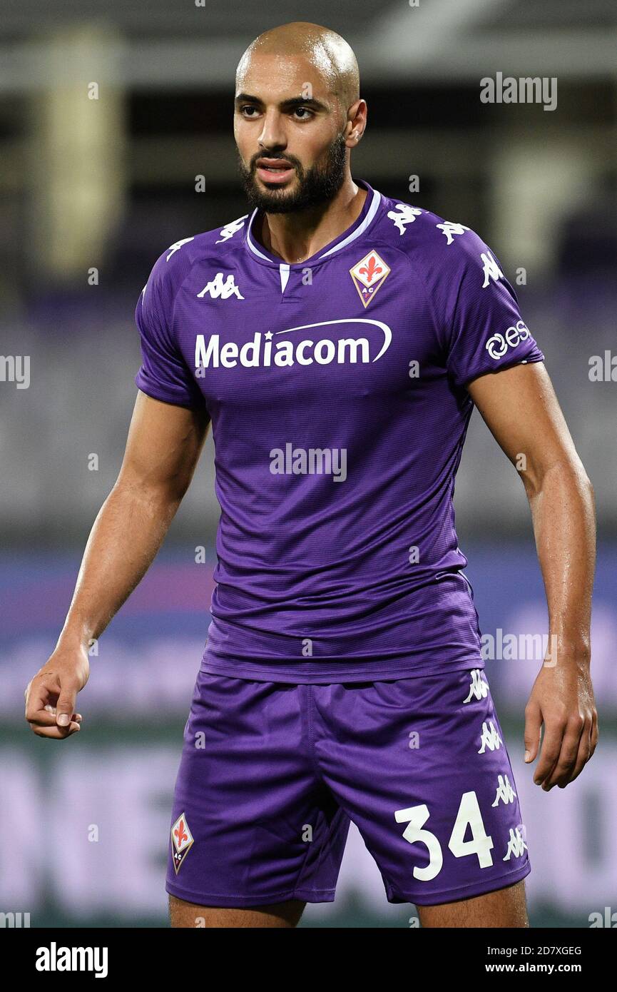 Sofyan Amrabat (Fiorentina Acf) during the Italian Serie A soccer match  Bologna Fc Fiorentina at the Renato Dall'Ara / LM Stock Photo - Alamy