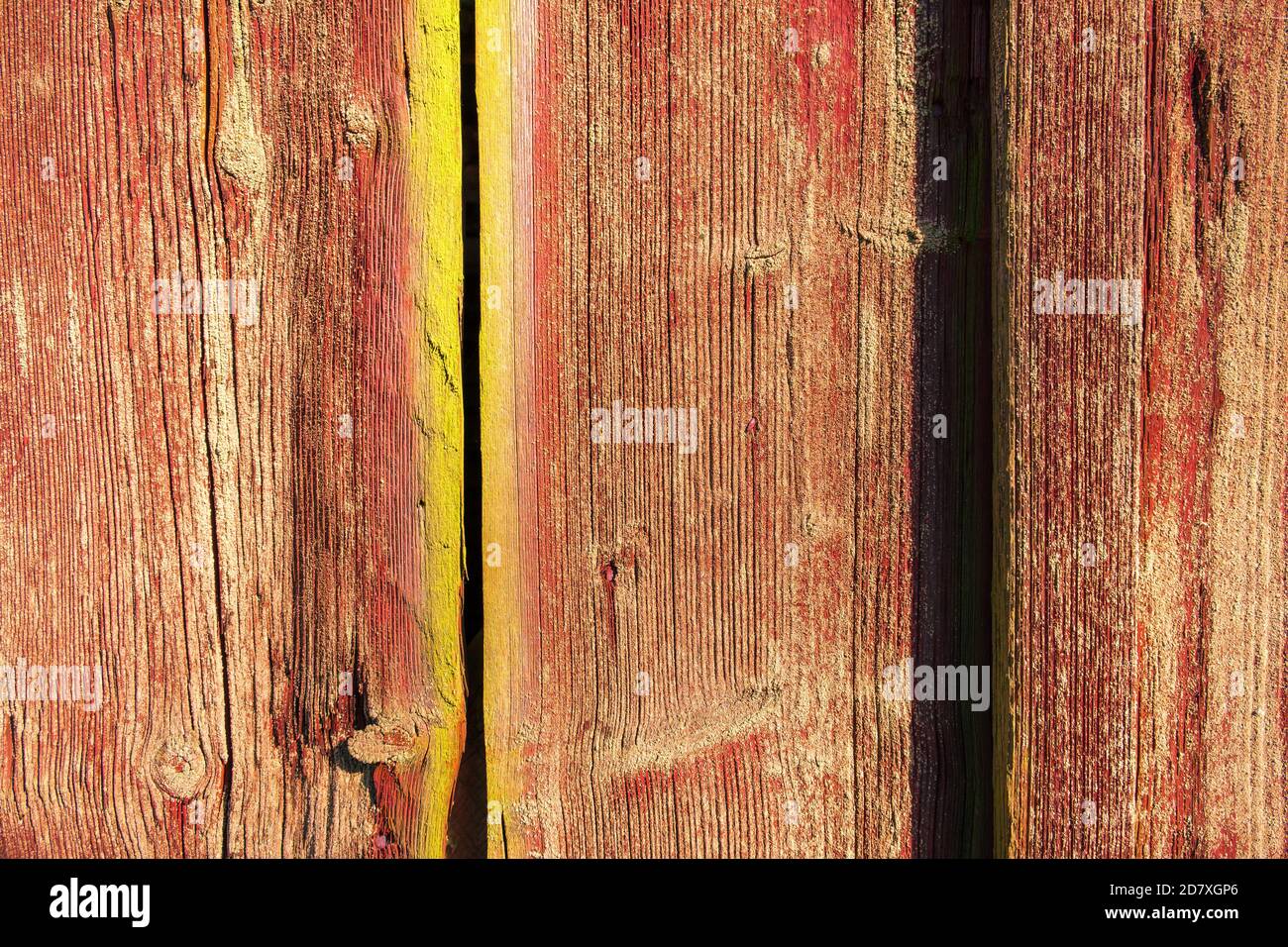 Old wooden planks with green moss in the sunshine Stock Photo - Alamy