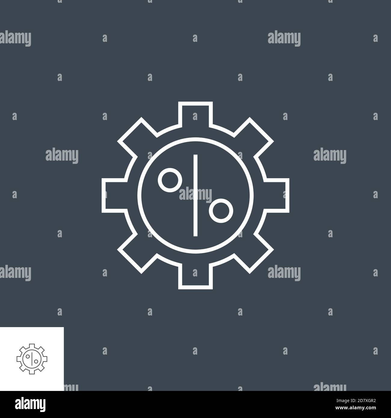 Gear Flat Icon Stock Vector Image & Art - Alamy