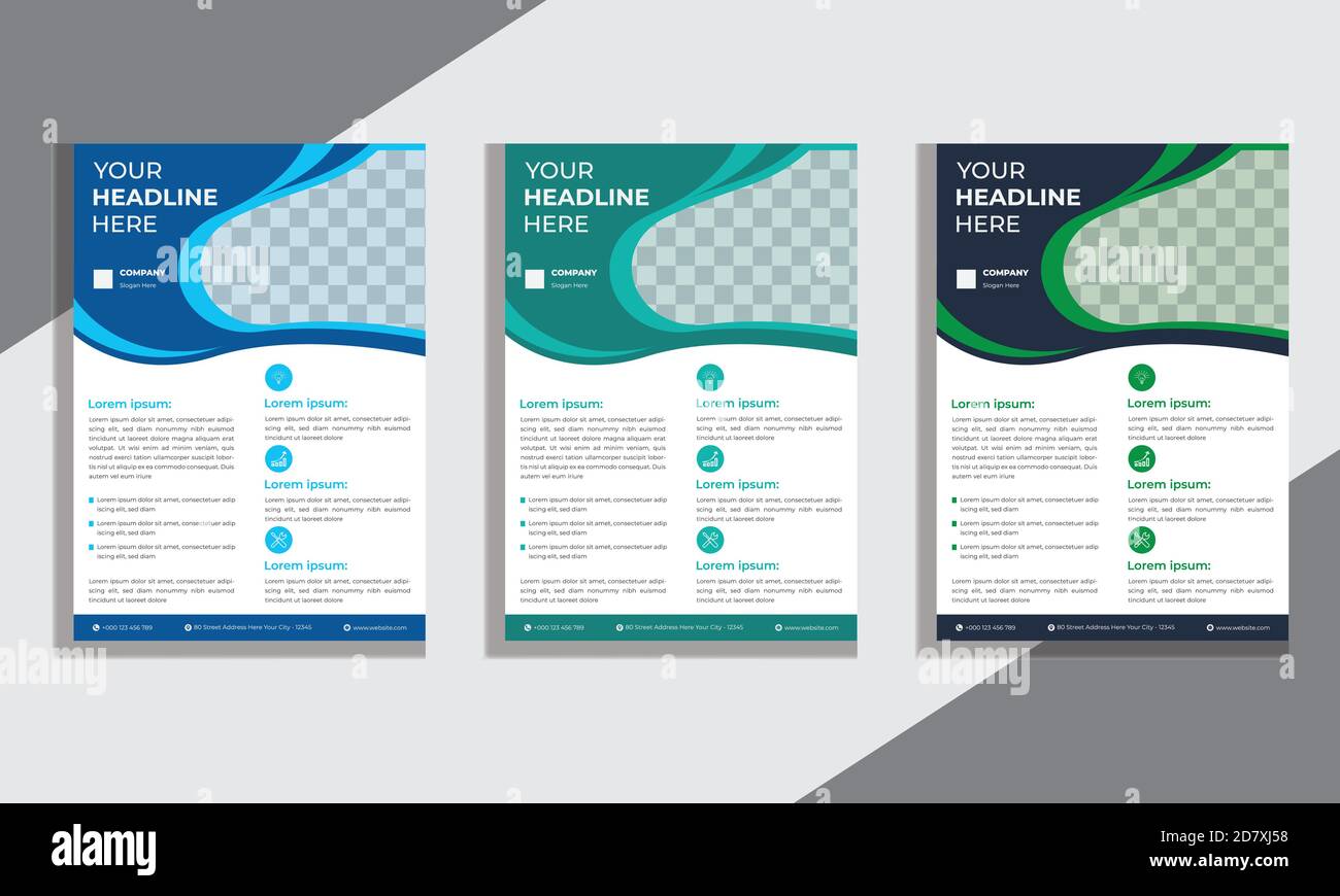 Template Vector Design For Brochure, Annual Report, Magazine, Poster, Corporate Presentation, Flyer, Illustration In A4 Size Stock Vector