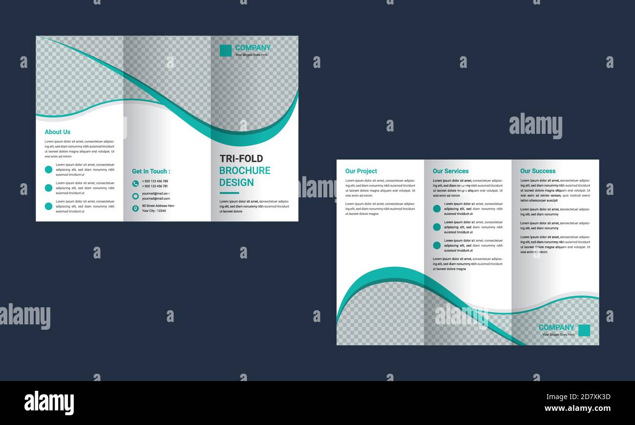 Tri Fold Brochure Design Template For Your Corporate Business Stock ...
