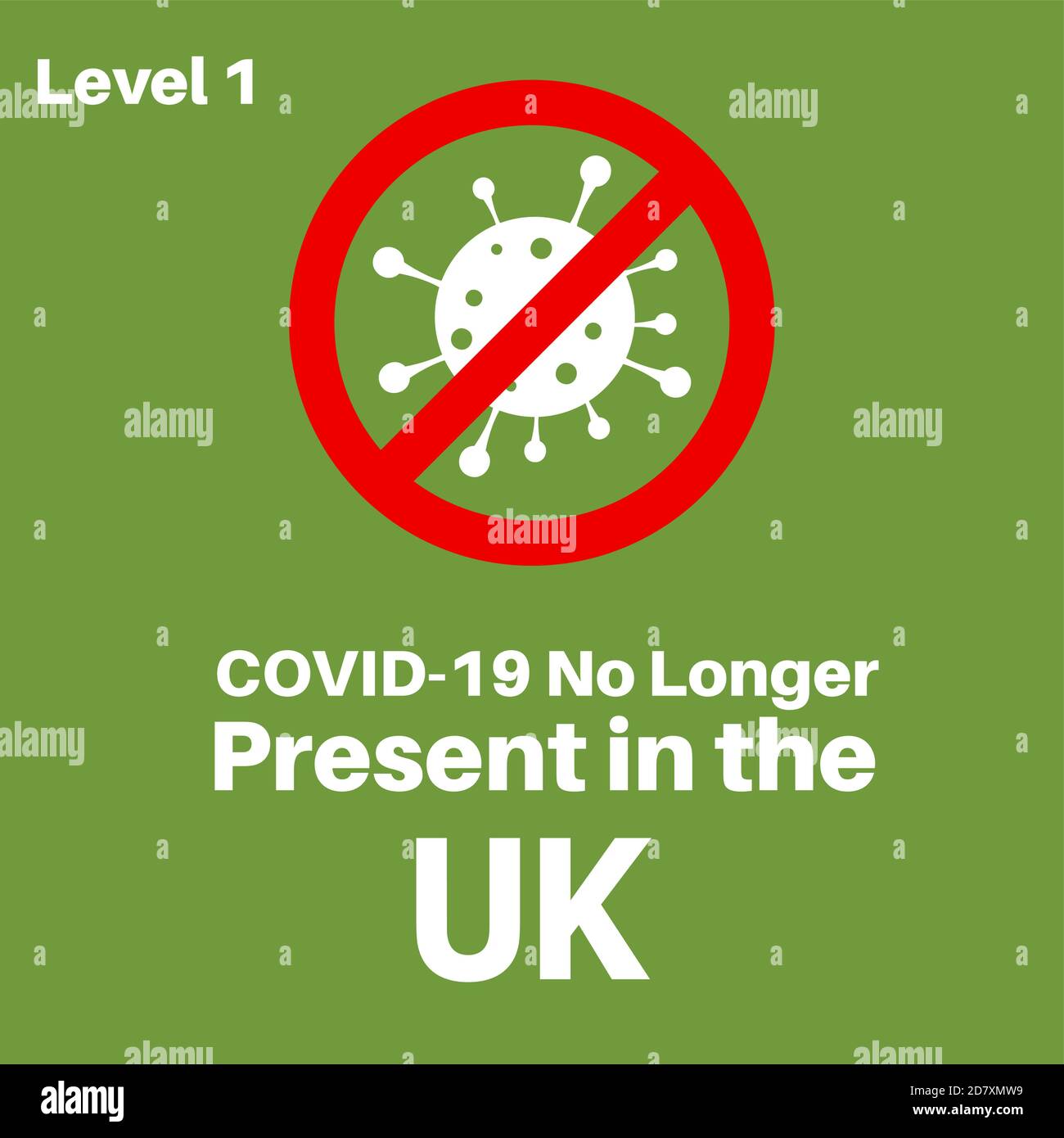 Coronavirus Alert Levels vector illustration Stock Vector