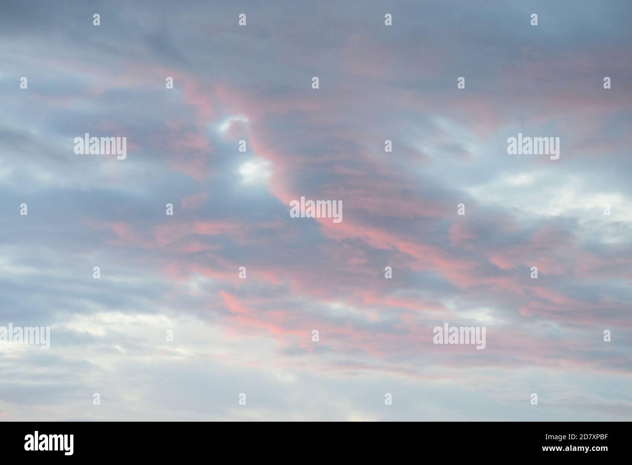 fire-like sunrise in the Eifel Stock Photo