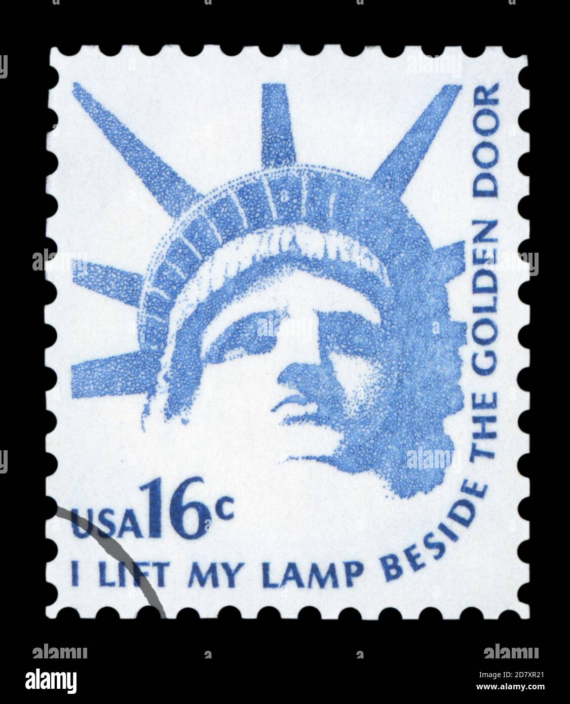 Statue of Liberty, postage stamp, USA, 1954 Stock Photo - Alamy