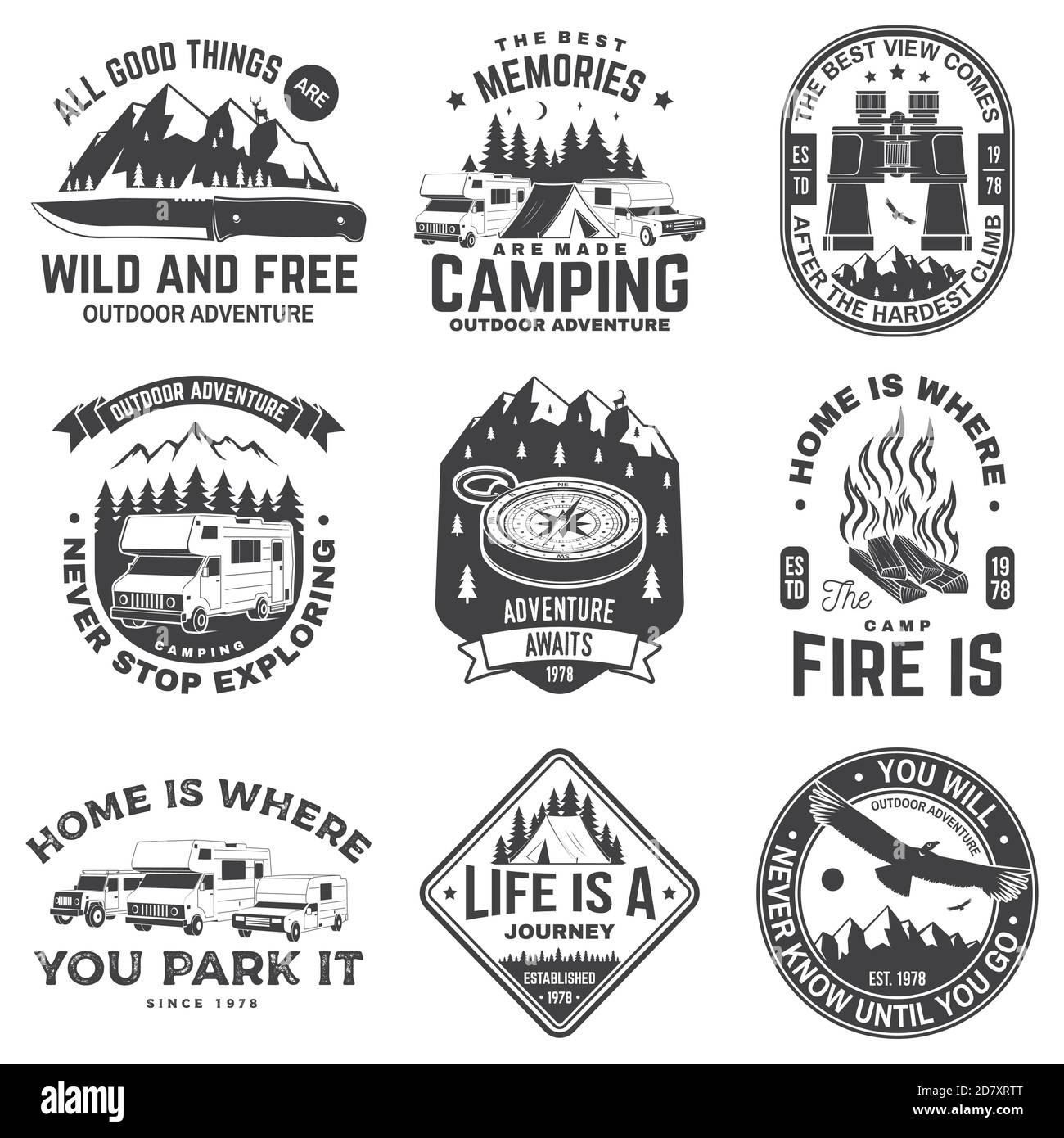 Vintage Rv Camper Trailer T-Shirt Vintage Rv Camper Trailer T-Shirt