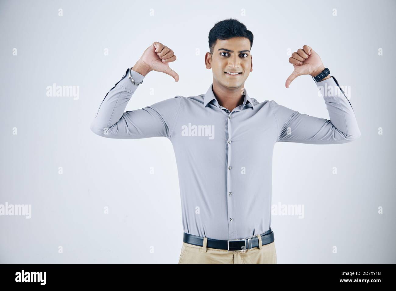 Ambitious confident entrepreneur Stock Photo