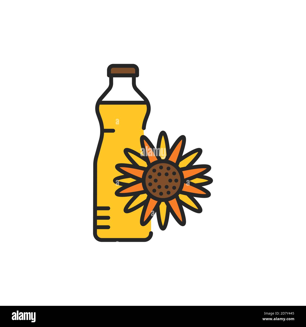 Sunflower Oil Stock Vector Images Alamy