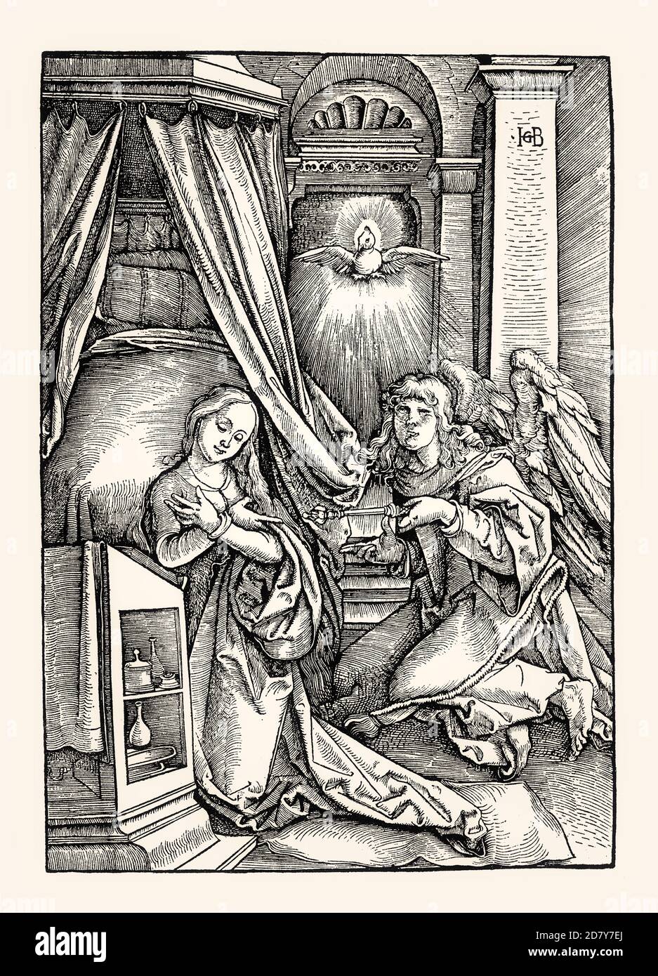 Annunciation to the blessed virgin mary hi-res stock photography and ...