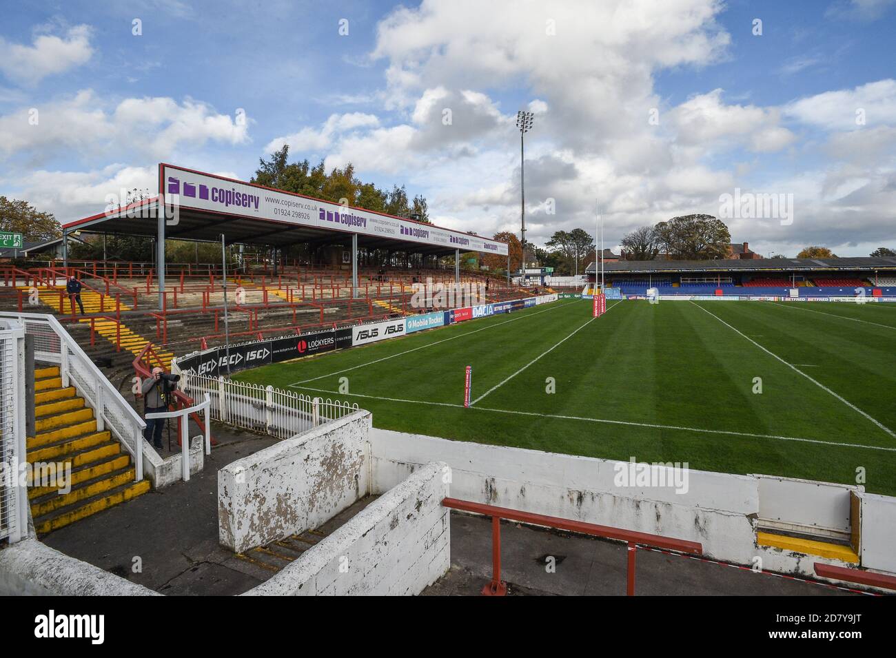 General view of Mobile Rocket Stadium, Belle Vue, Wakefield Stock Photo -  Alamy