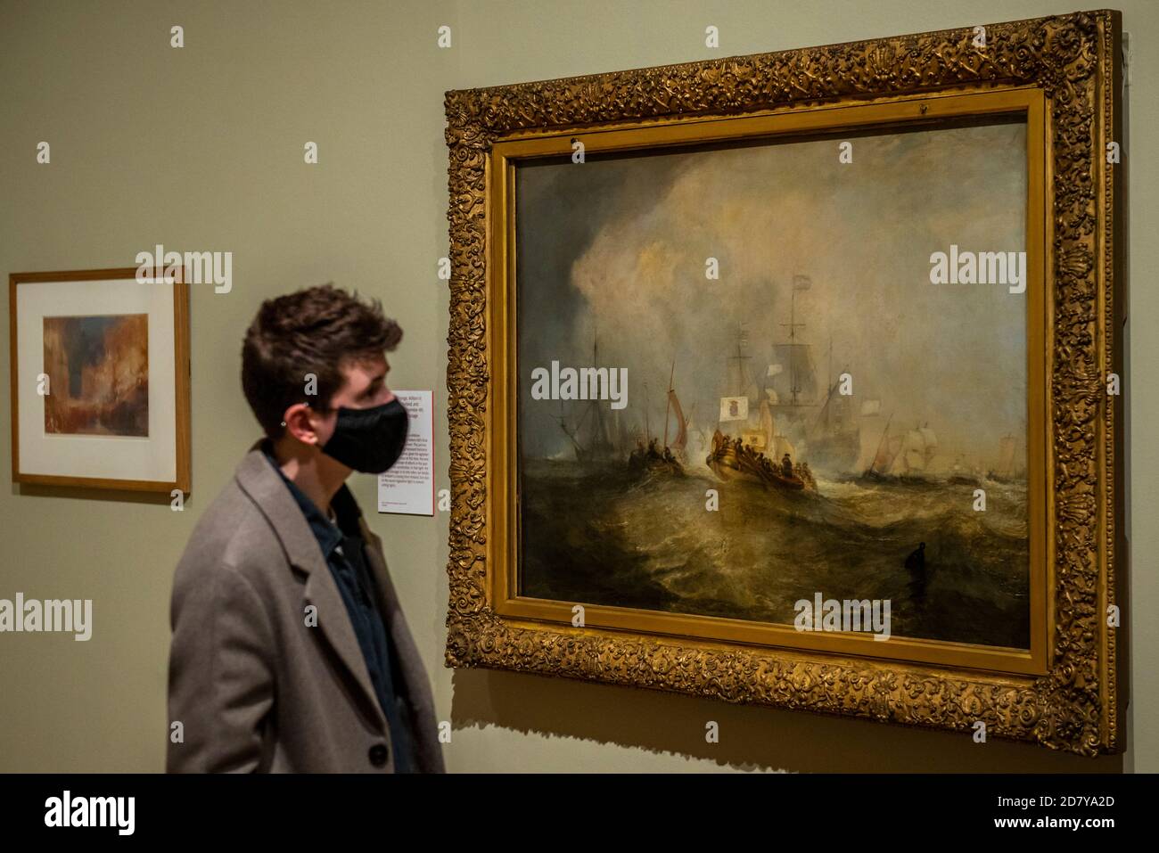 London, UK. 26th Oct, 2020. William of Orange Embarks - Turner's Modern World at Tate Britain. The new exhibition reveals how Britain's greatest landscape painter found new ways to capture the events of his day, from technology's impact on the natural world to the effects of modernisation on society. Credit: Guy Bell/Alamy Live News Stock Photo