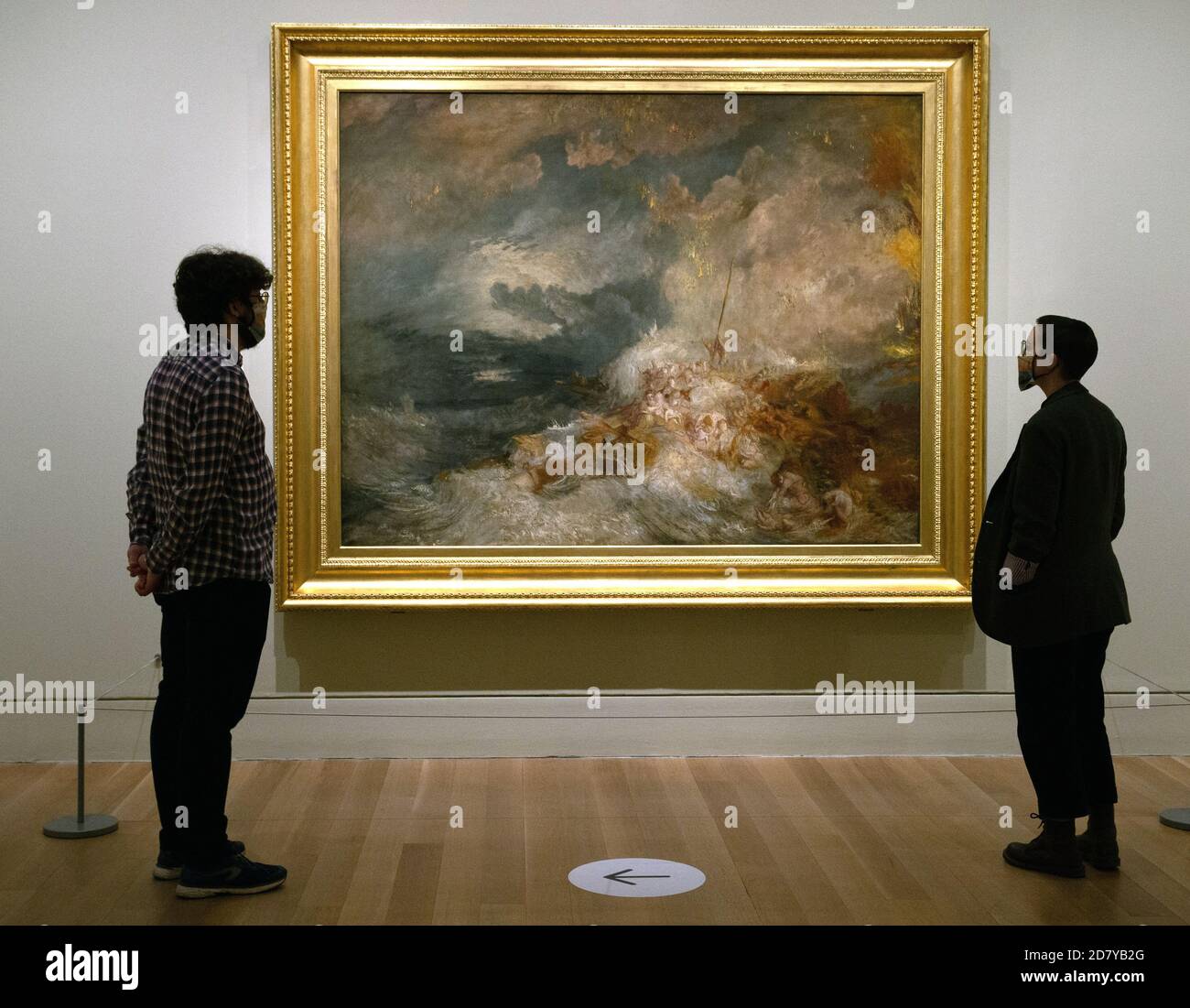 London, UK. 26th Oct, 2020. Landmark exhibition of J.M.W.Turner(1775-1851) with key paintings loaned from The National Gallery opening on October 28th. Credit: Mark Thomas/Alamy Live News Stock Photo
