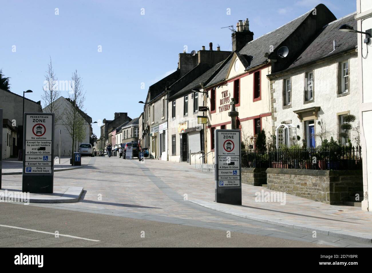 Kilwinning, North Ayrshire, Scotland ,UK Showing improvments on main st