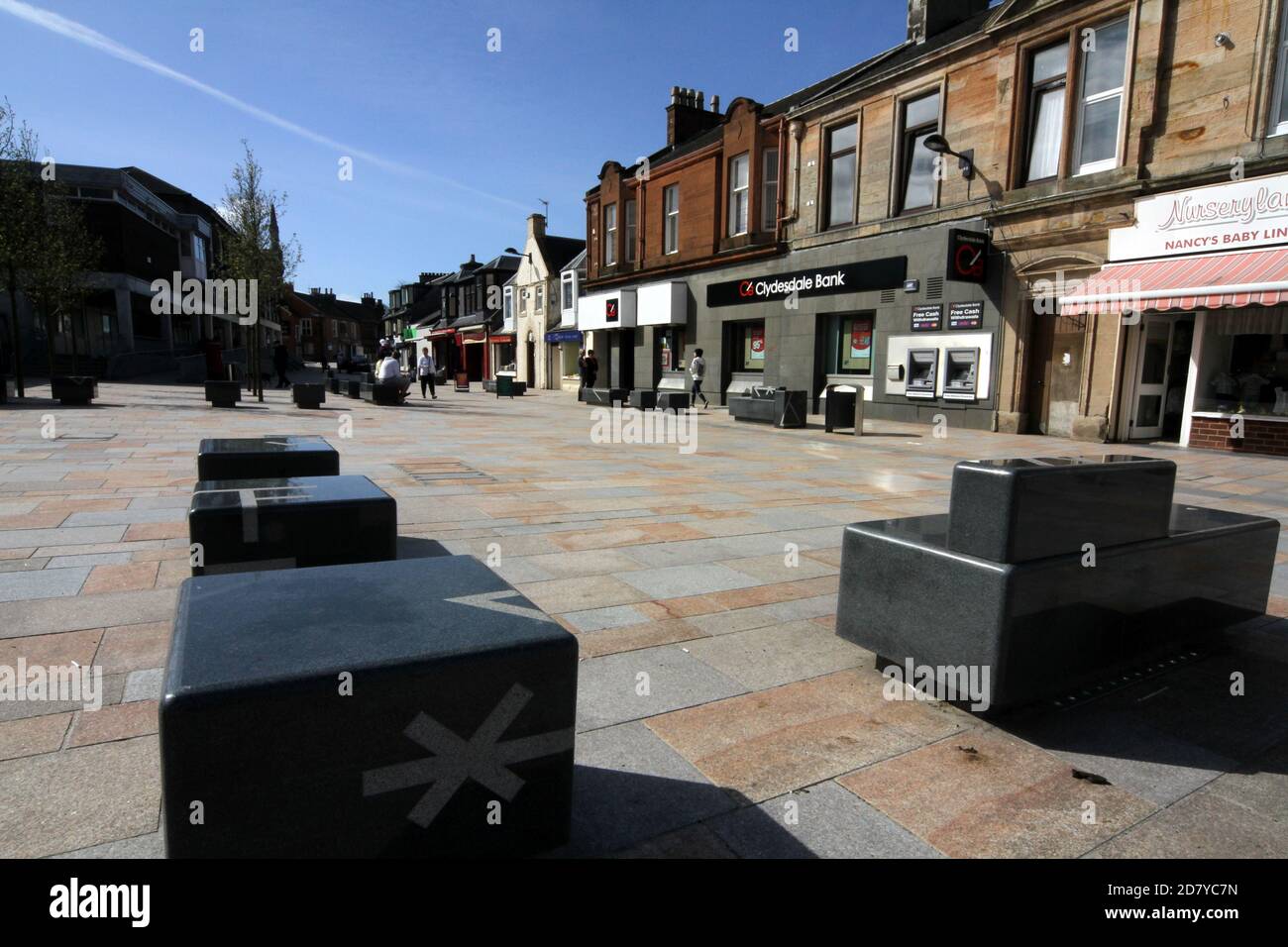 Kilwinning, North Ayrshire, Scotland ,UK Showing improvments on main st