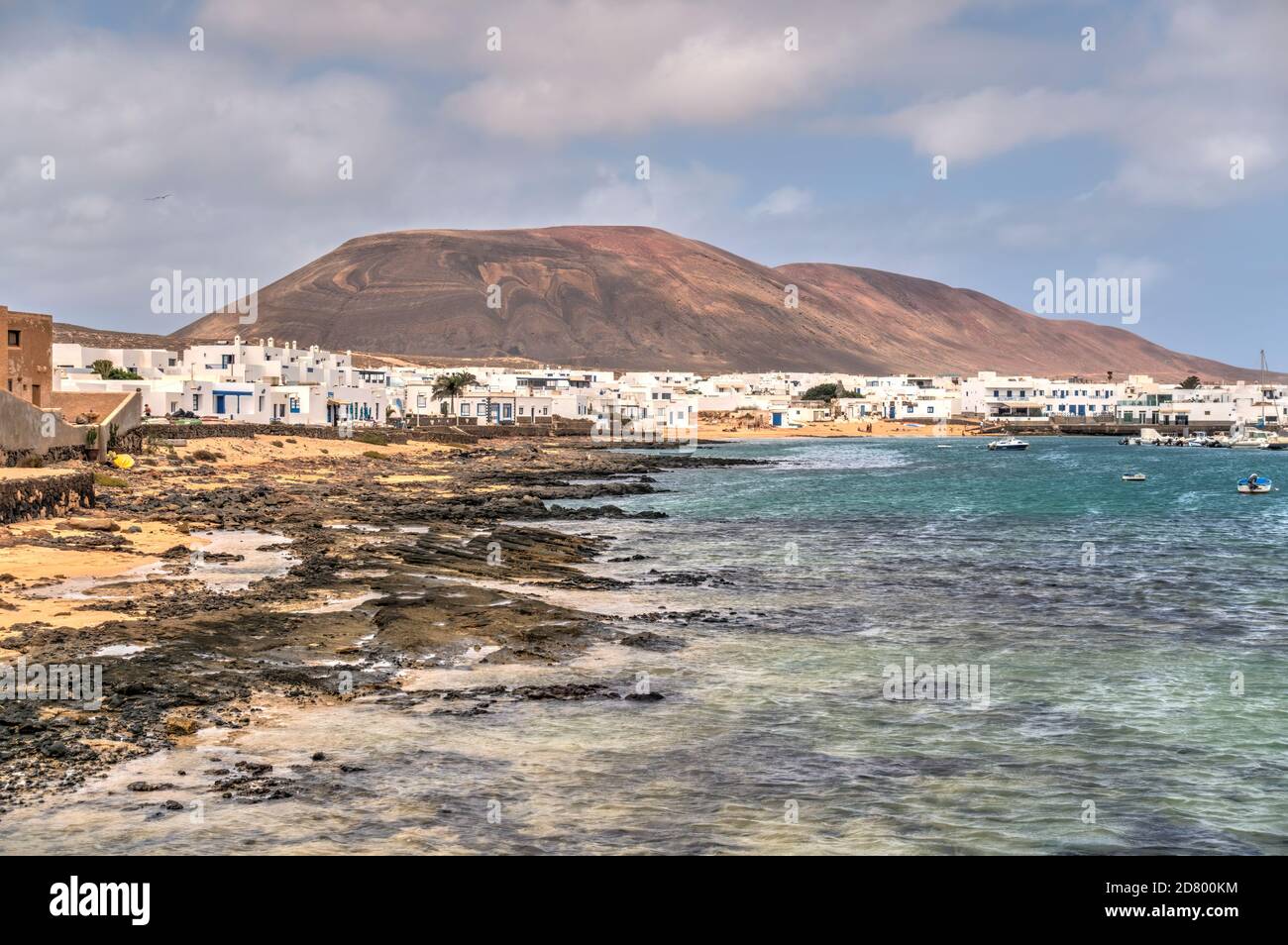 La Graciosa Island, Canary Islands, HDR Image Stock Photo