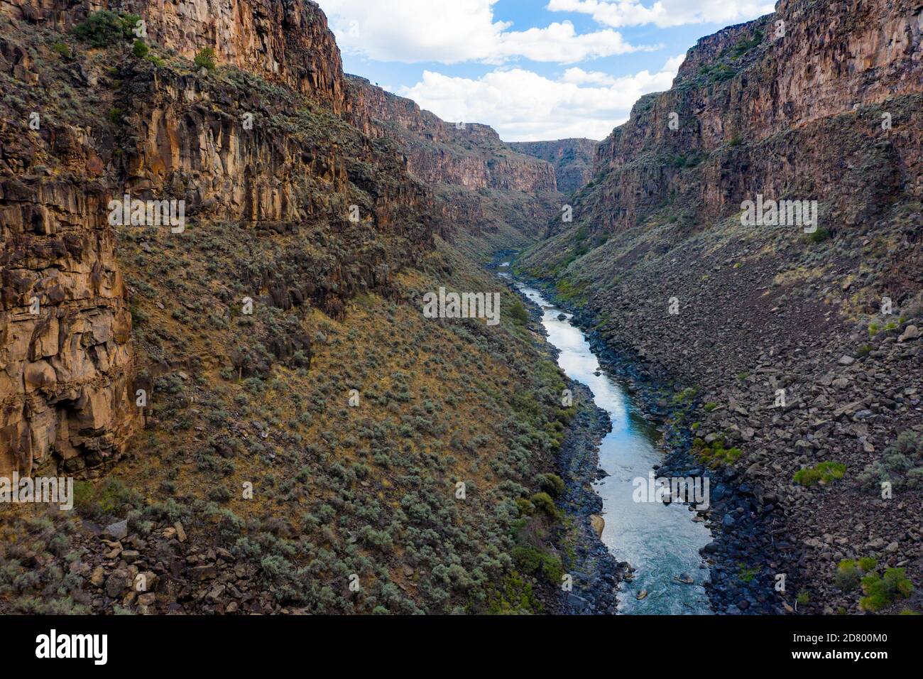 Rio Grande Bridge, Arroyo Hondo, NM, USA Stock Photo Alamy
