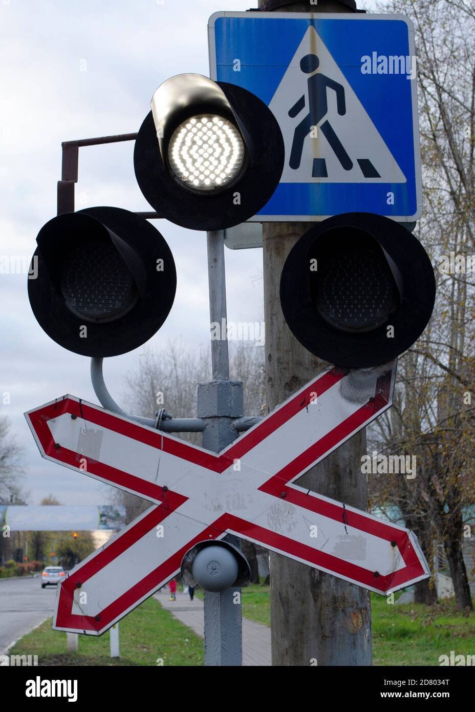 white traffic light Stock Photo Alamy