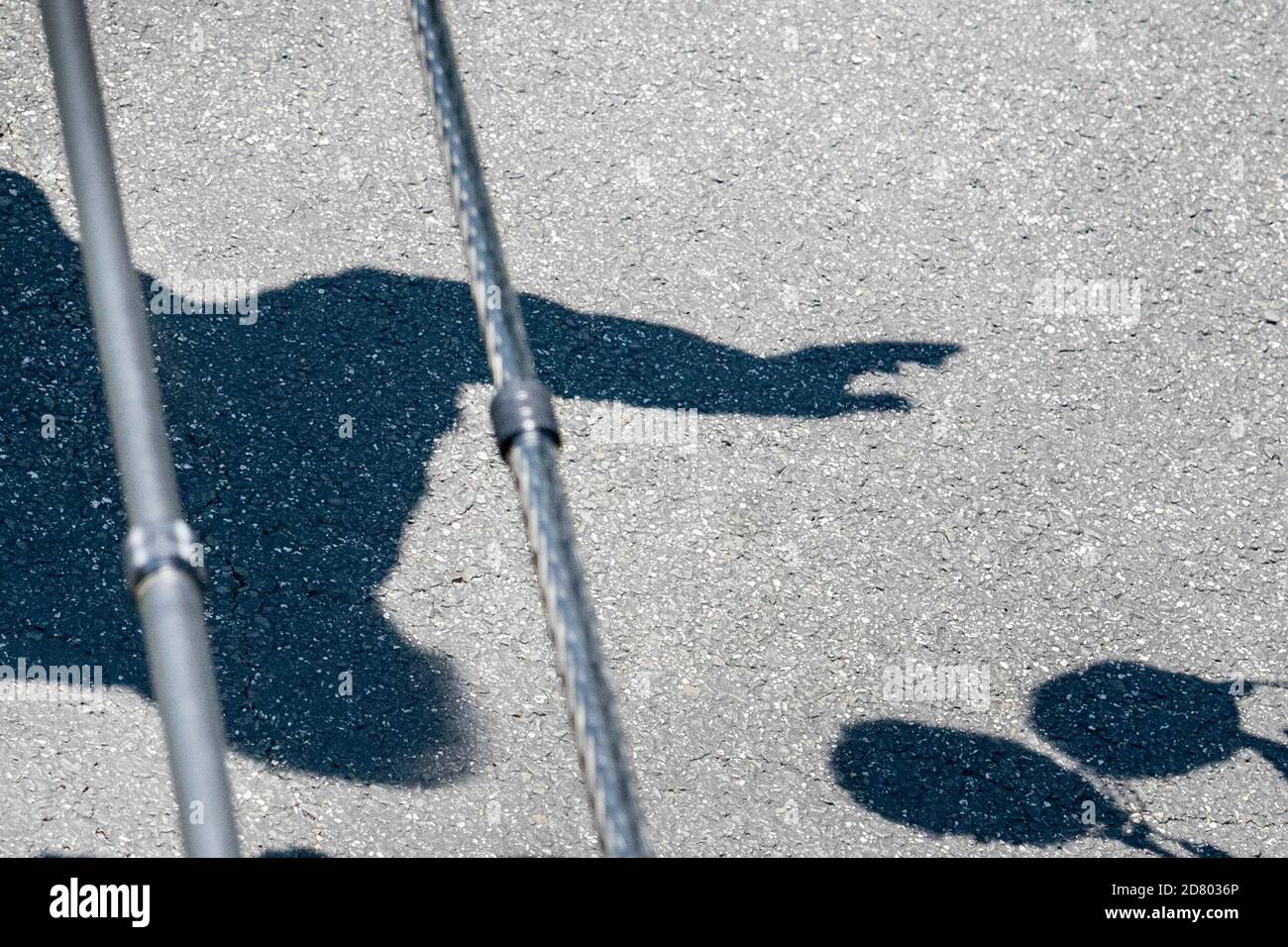 U.S. President Donald Trump speaks with reporters on the South Lawn prior to departing the White House aboard Marine One on June 26, 2019 in Washington,D.C.. Trump will travel to Japan to attend the G-20 Summit. Credit: Alex Edelman/The Photo Access Stock Photo
