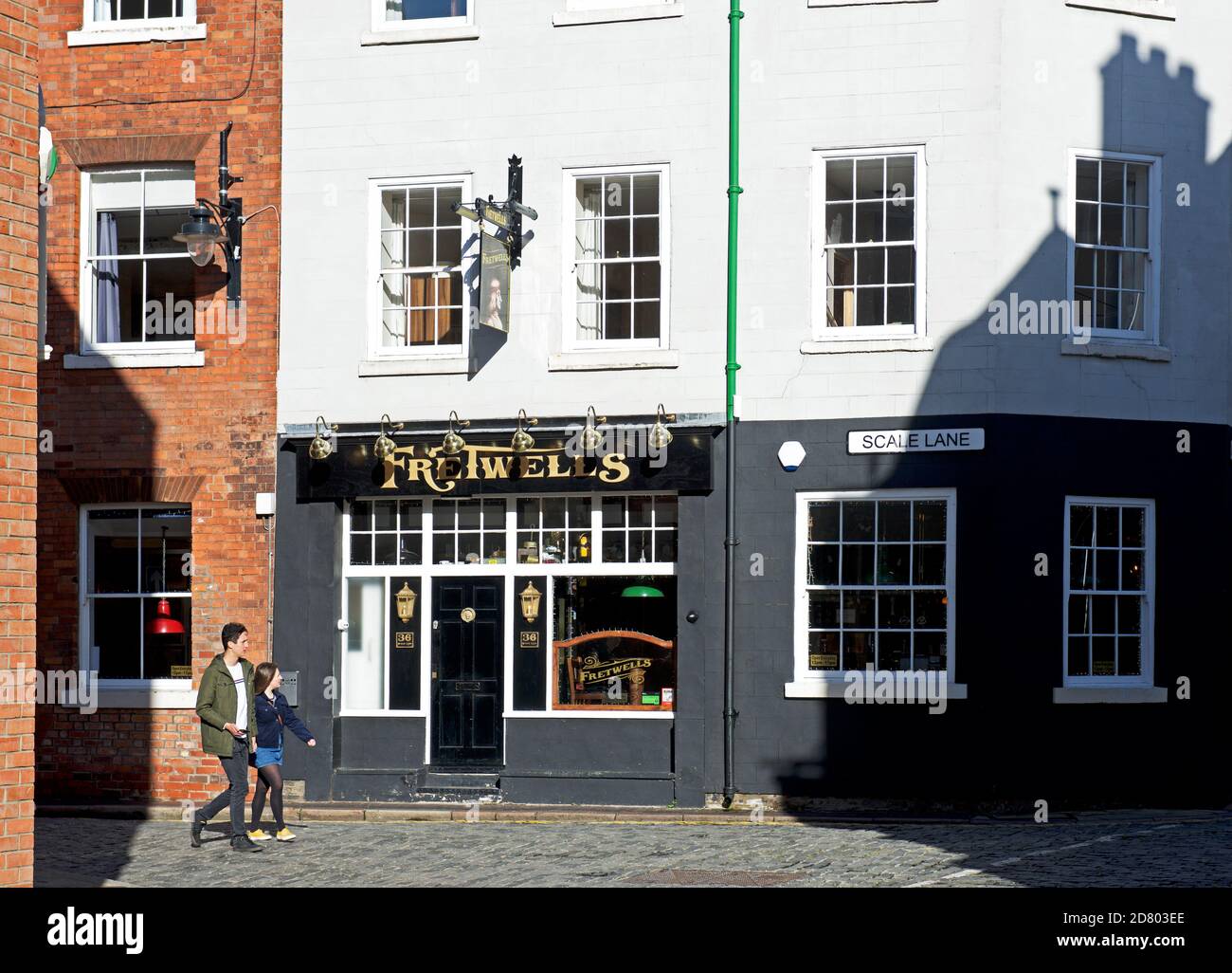 Fretwells pub on Scale Lane, Old Town, Hull, East Yorkshire, Humberside