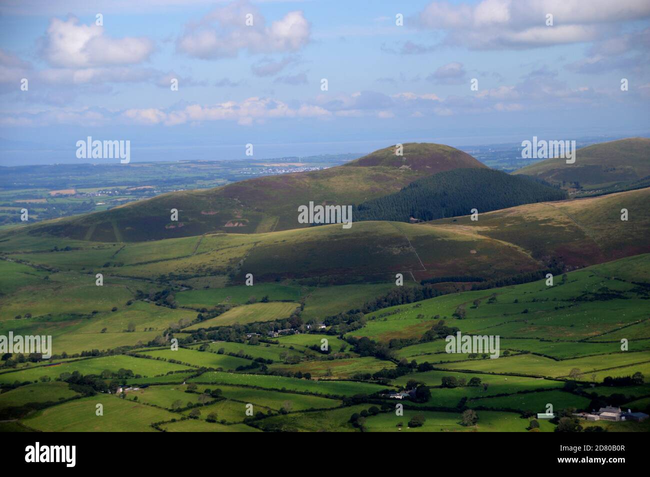 The Hill Knock Murton one of the Lamplugh Fells from the Summit of the Wainwright 'Crag Fell' Lake District National Park, Cumbria, England Stock Photo