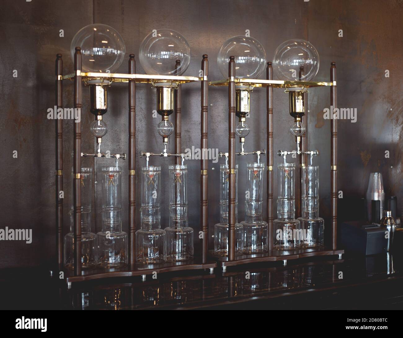 brew drip coffee in cafe Stock Photo Alamy