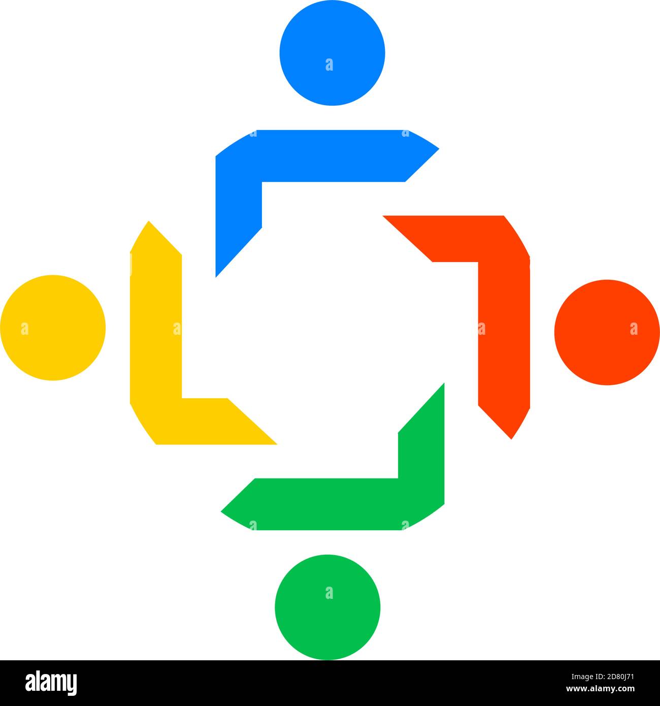 Teamwork people community, vector graphic Stock Vector Image & Art - Alamy