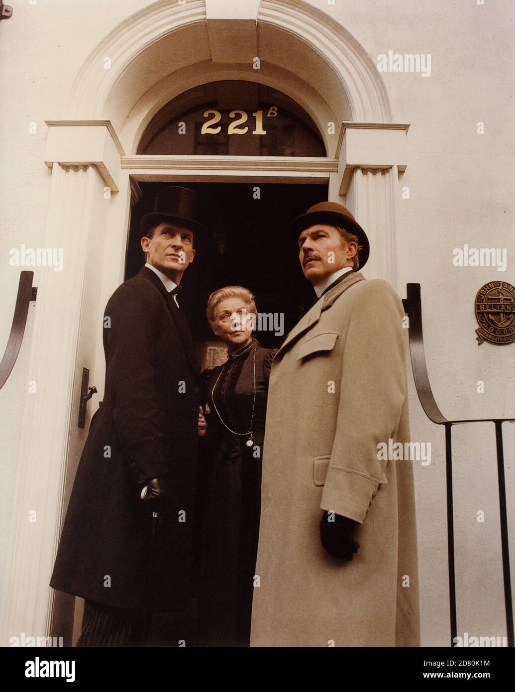 The Adventures of Sherlock Holmes TV Series 1984 - 1985 UK Created by John Hawkesworth Jeremy Brett, Rosalie Williams, David Burke Stock Photo