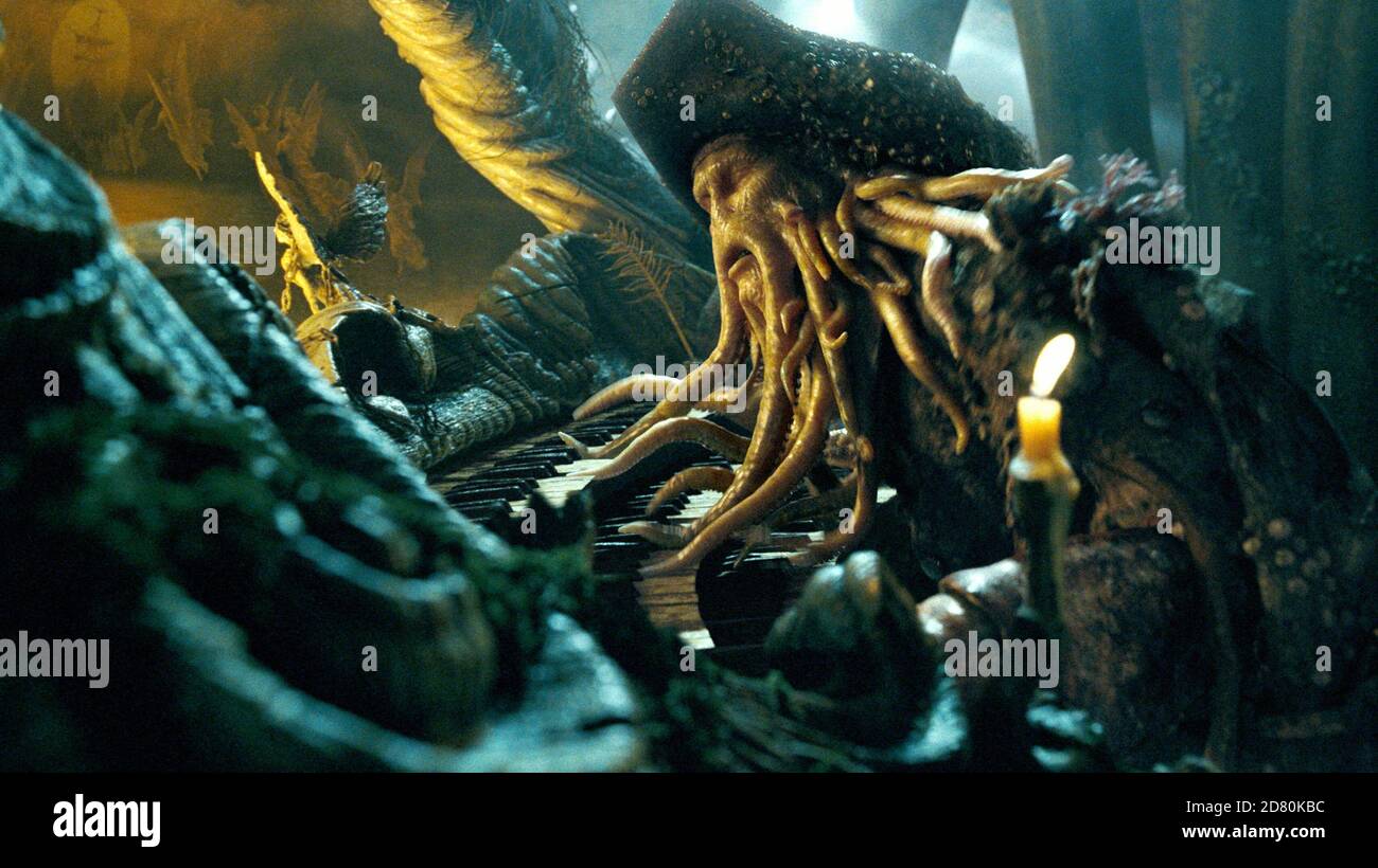 Pirates of the Caribbean: Dead Man's Chest  Year : 2006 USA Director : Gore Verbinski Bill Nighy Stock Photo