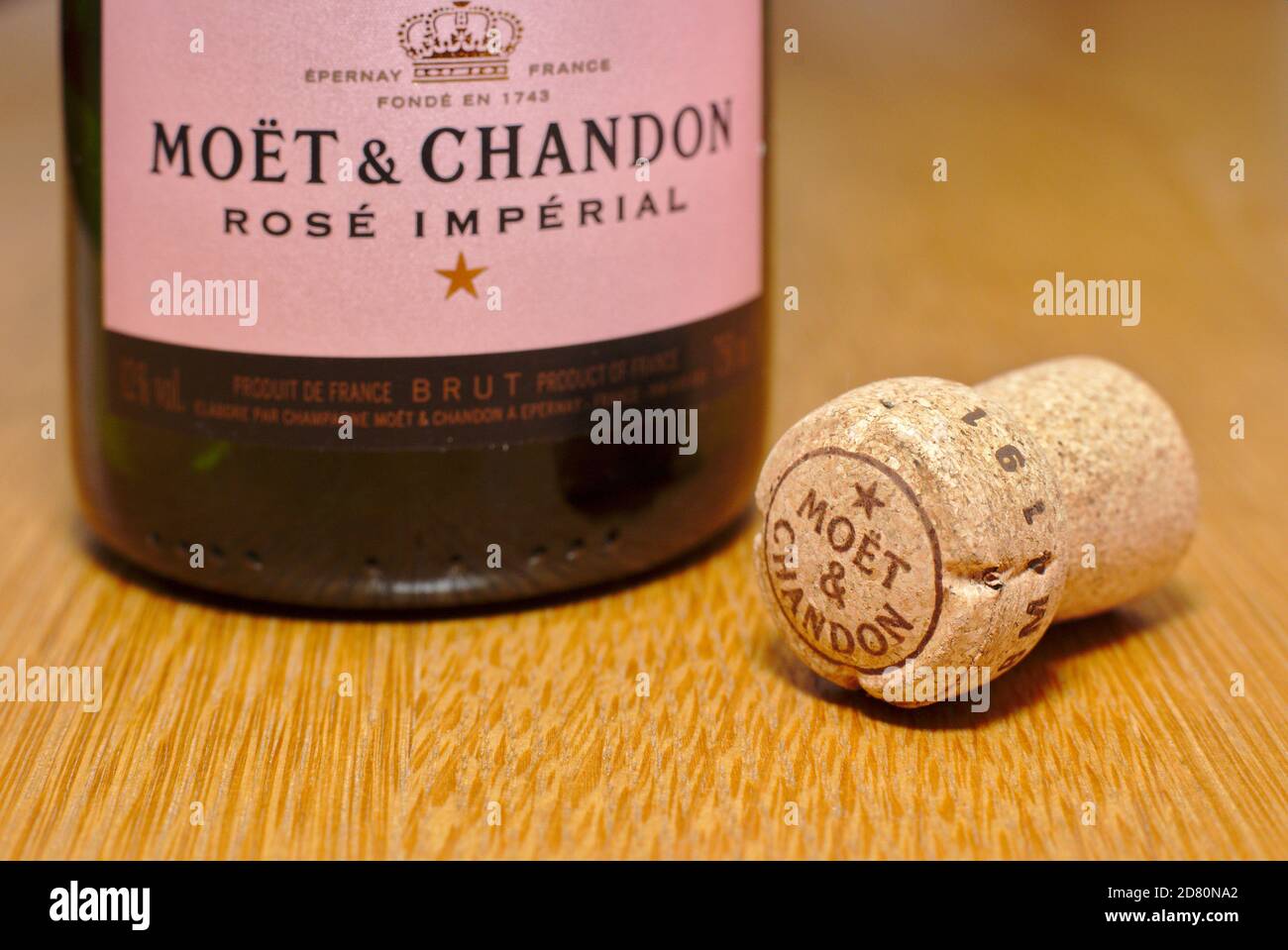 Moet & Chandon champagne. Stock Photo