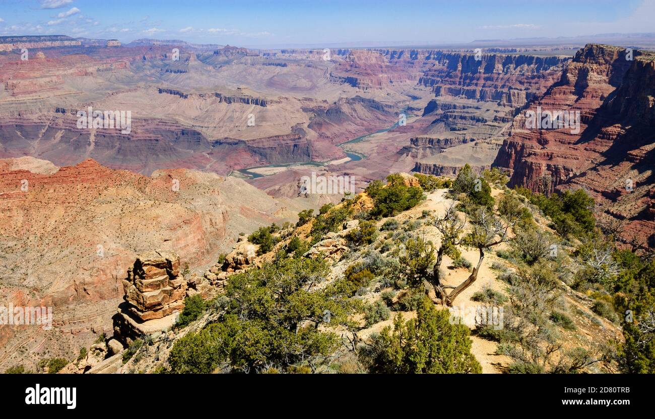 Grand Canyon National Park and the Colorado River Stock Photo - Alamy