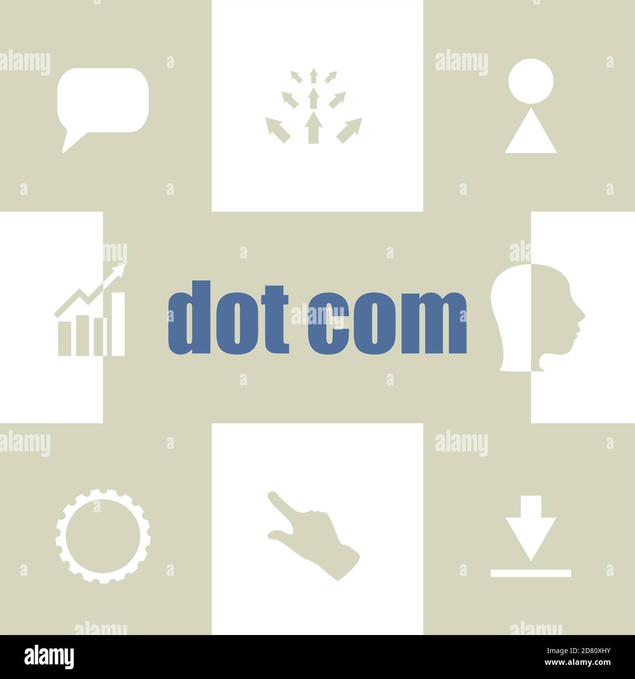 Text dot com. Information concept . Infographic Elements. Business icon ...