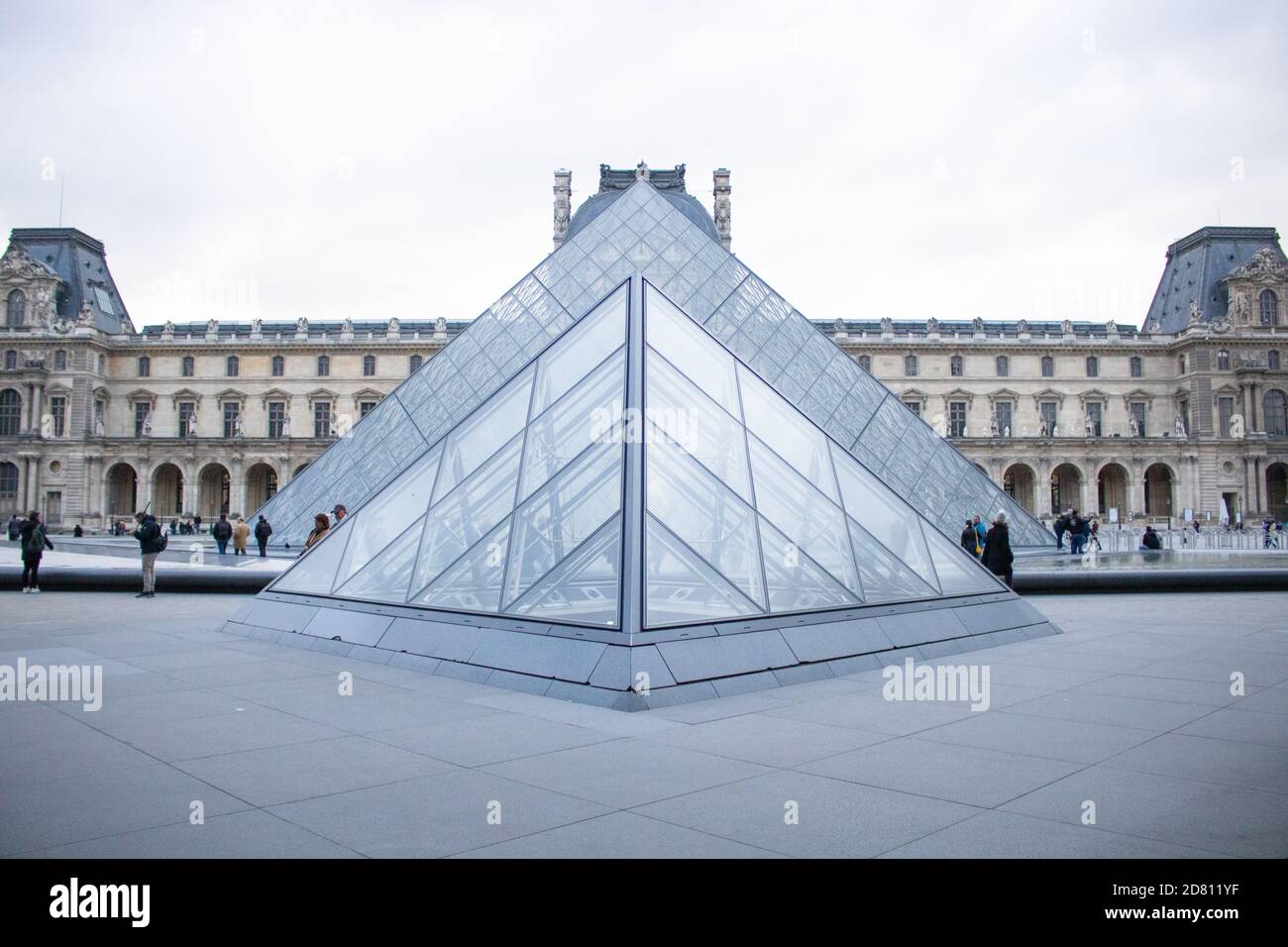Louvre museum closeup hi-res stock photography and images - Alamy