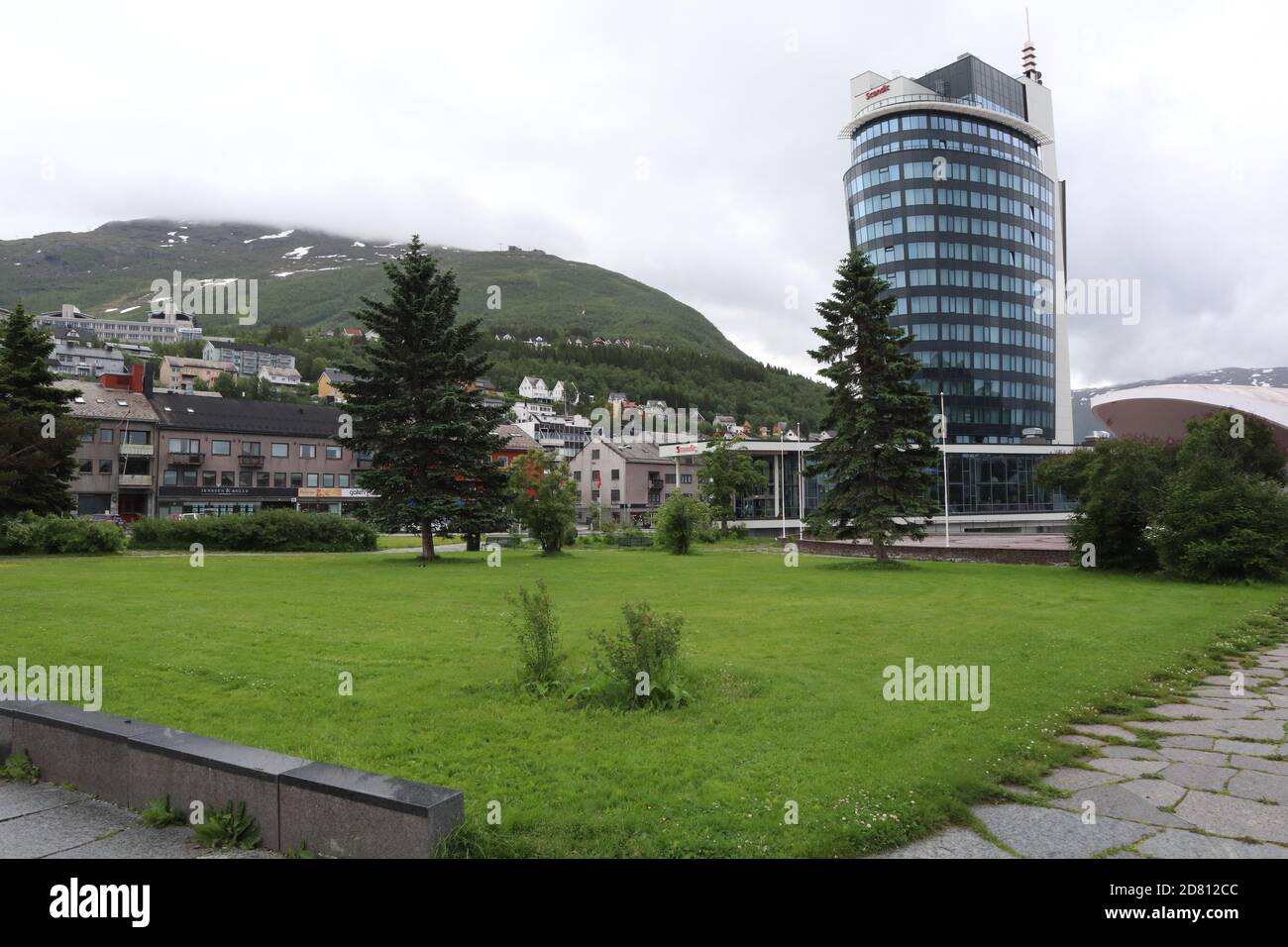 Narvik / Norway - June 23 2019: Scandic Hotel in Narvik Stock Photo
