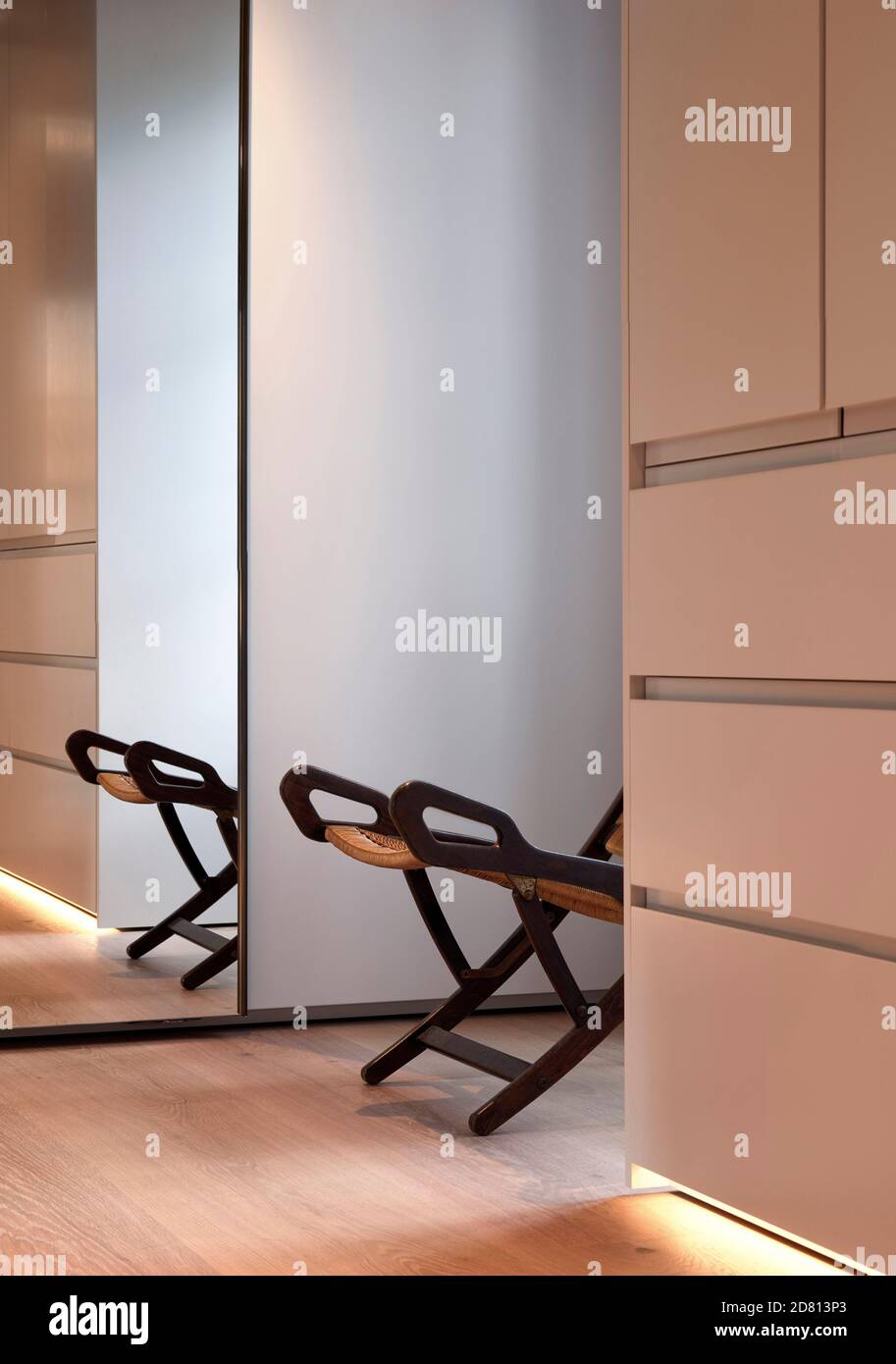 Abstract interior view. General private home, London, United Kingdom ...