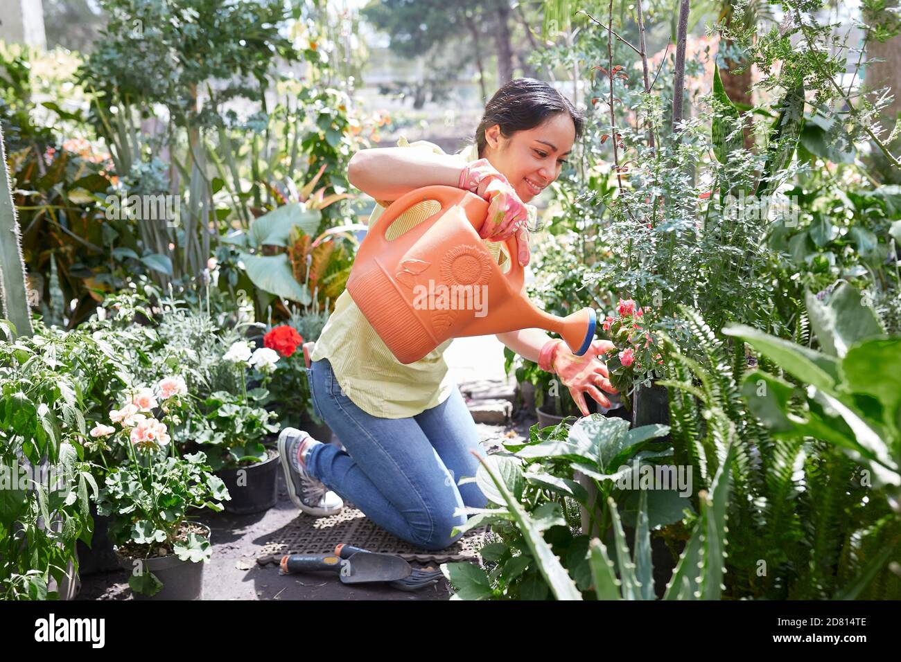 Young woman smile rural mexico hi-res stock photography and images - Alamy
