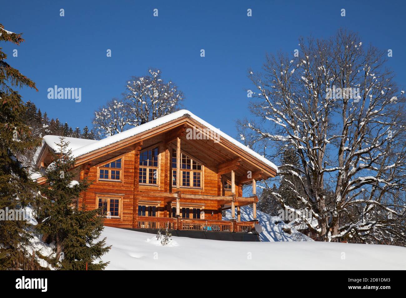 Winter in the swiss alps, Switzerland Stock Photo - Alamy