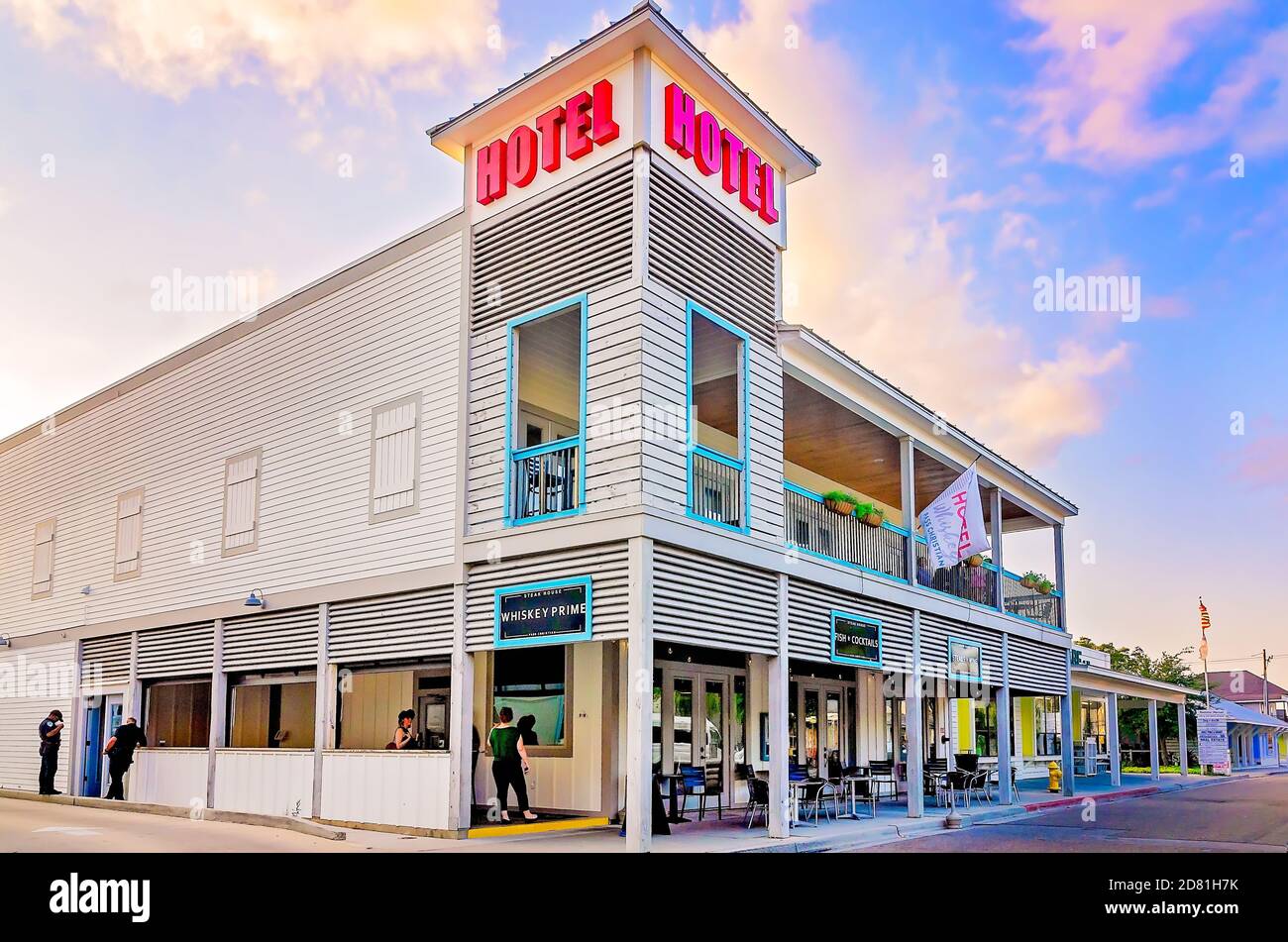 Hotel Whiskey, along with various restaurants and boutiques, is