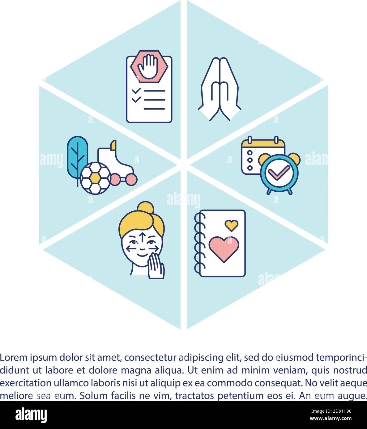 Self care concept icon with text Stock Vector Image & Art - Alamy