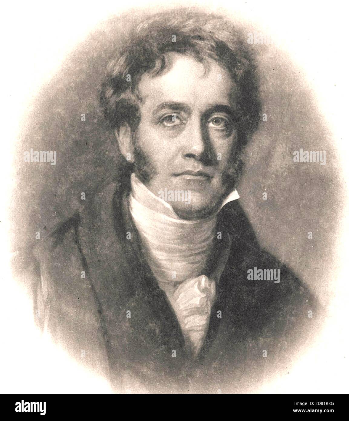 JOHN HERSCHEL (1792-1871) English inventor, astronomer, mathematician about 1846 Stock Photo