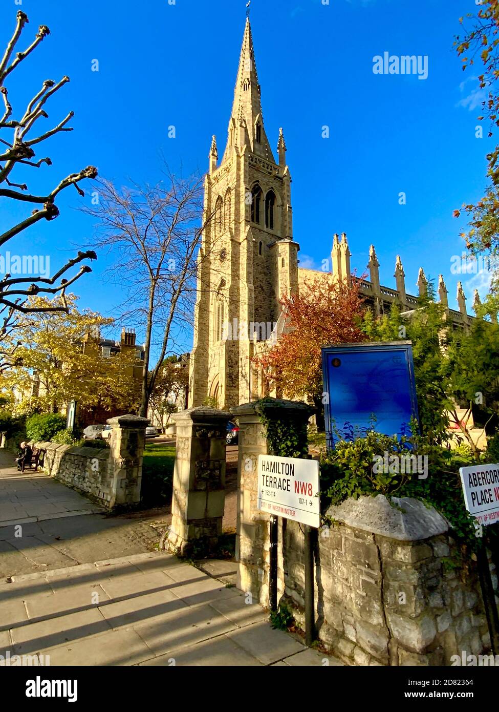 St Mark’s Church on the corner of HamiltonTerrace & Abercorn Place