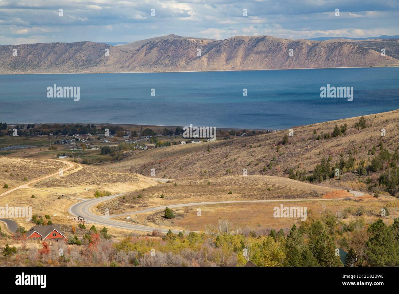 Bear lake, Utah Idaho border, USA Stock Photo Alamy