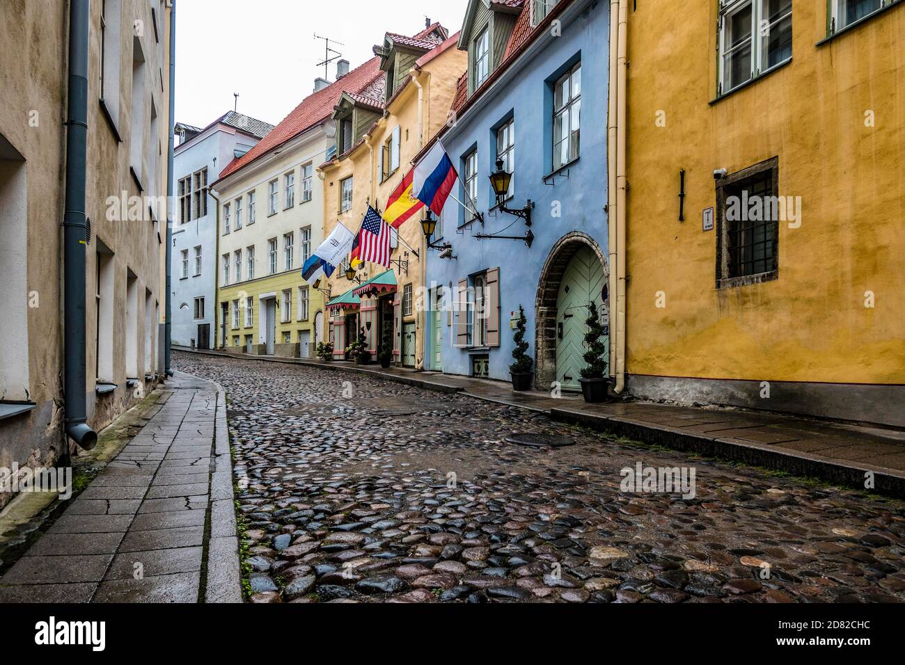 ESTONIA, TALLINN. The Capital of Estonia has one of the most attractive historic city centers of the Baltic states. Stock Photo