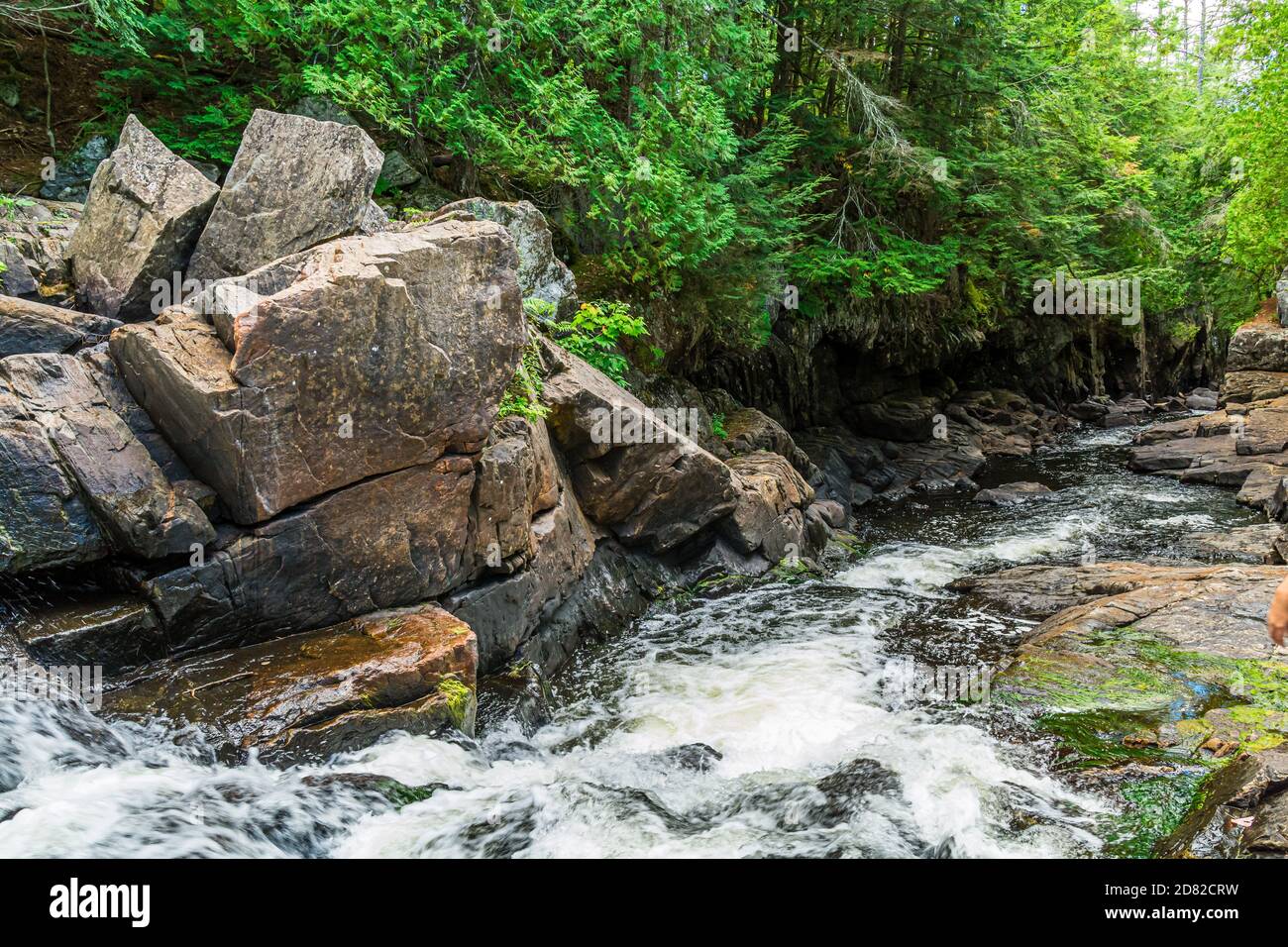 The Gut Conservation area Apsley Ontario Canada and fissured