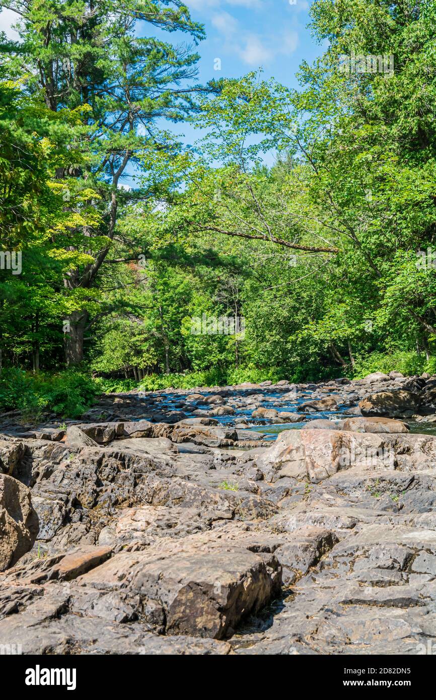 The Gut Conservation area Apsley Ontario Canada and fissured