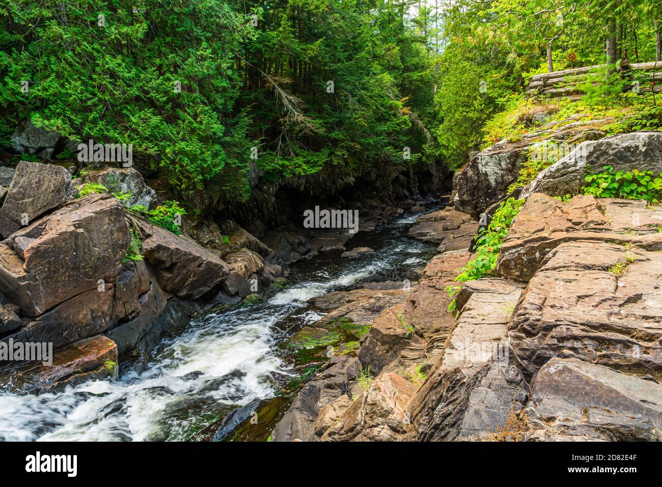 The Gut Conservation area Apsley Ontario Canada and fissured
