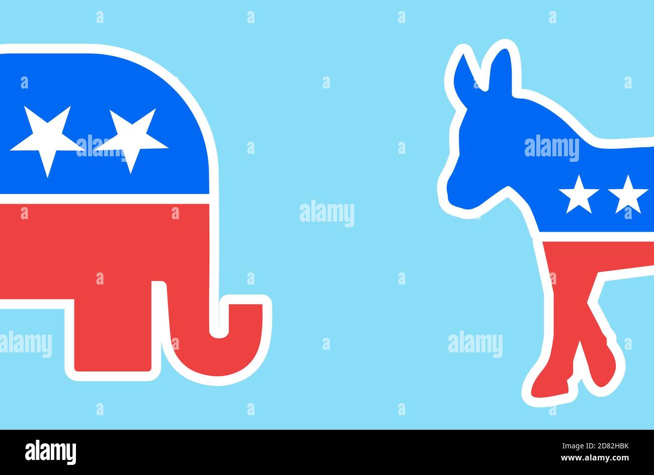 Democrat And Republican Mascots