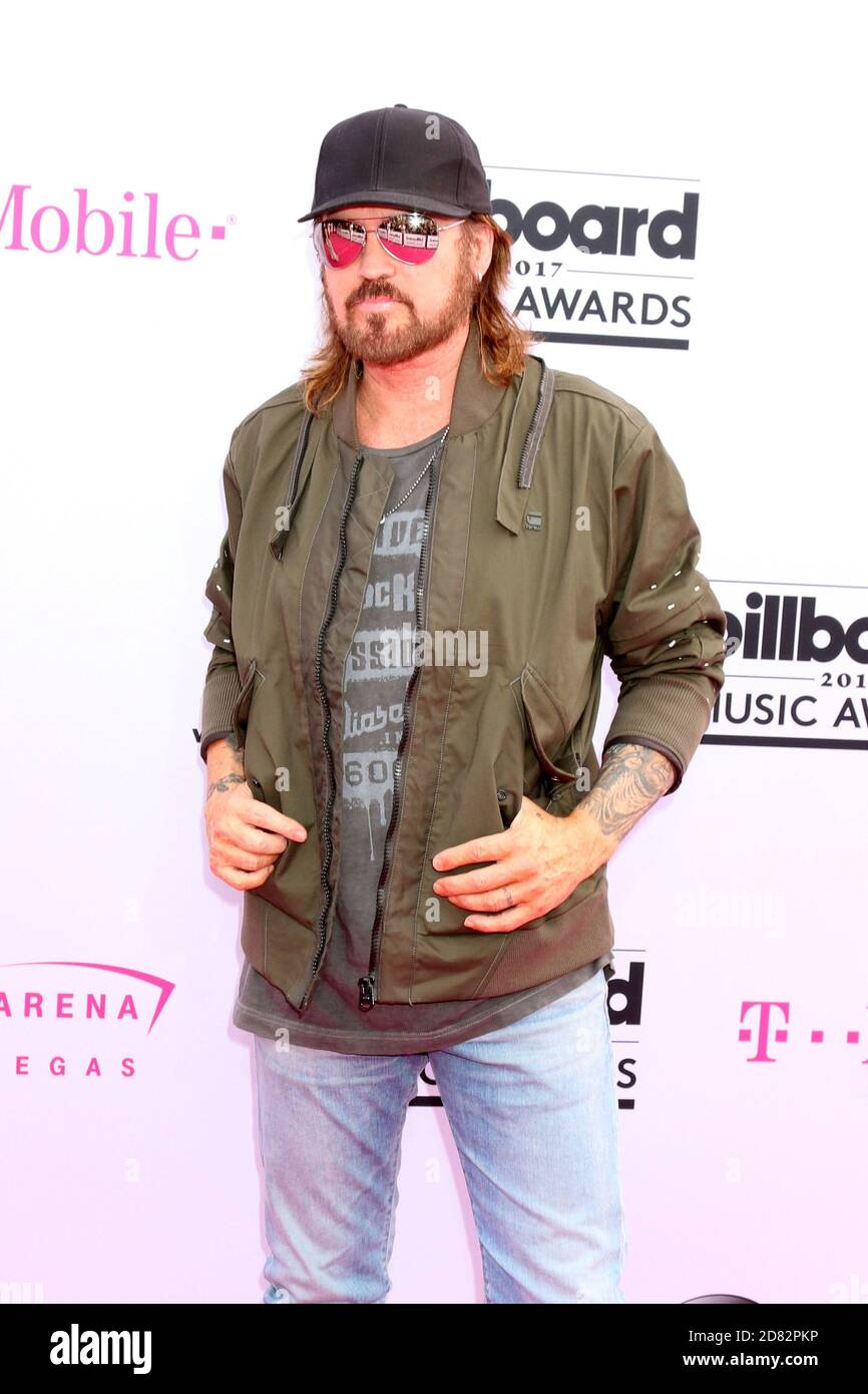 LAS VEGAS - MAY 21:  Billy Ray Cyrus at the 2017 Billboard Music Awards - Arrivals at the T-Mobile Arena on May 21, 2017 in Las Vegas, NV Stock Photo