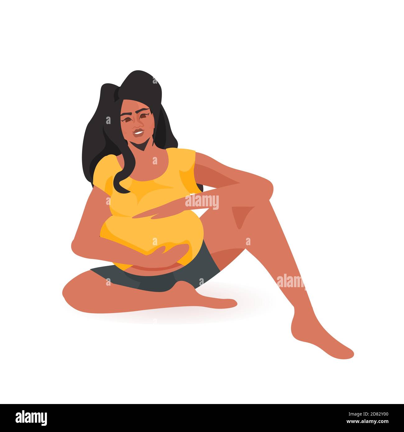 African american pregnancy art