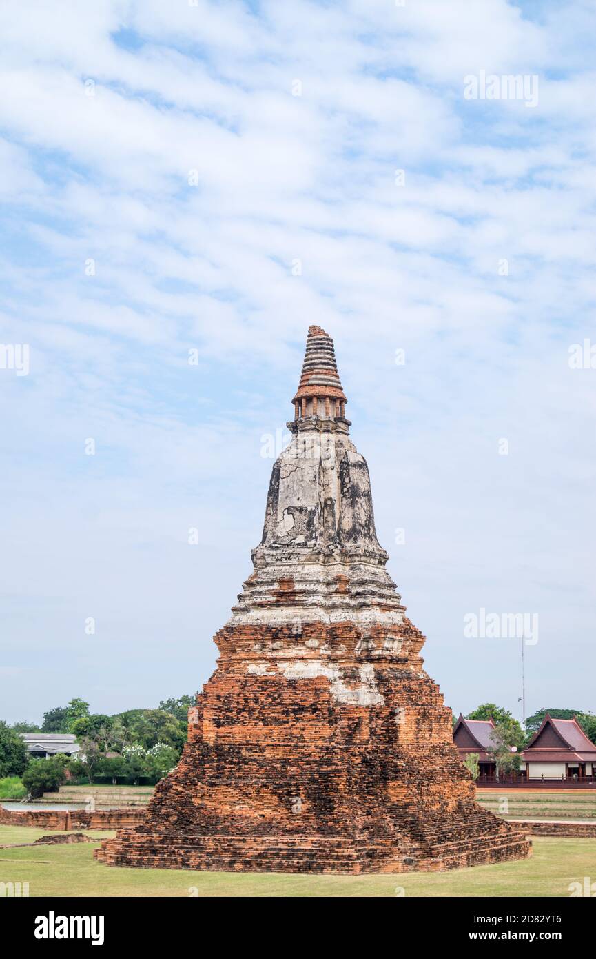 ancient pagoda in ayutthaya thailand Stock Photo Alamy