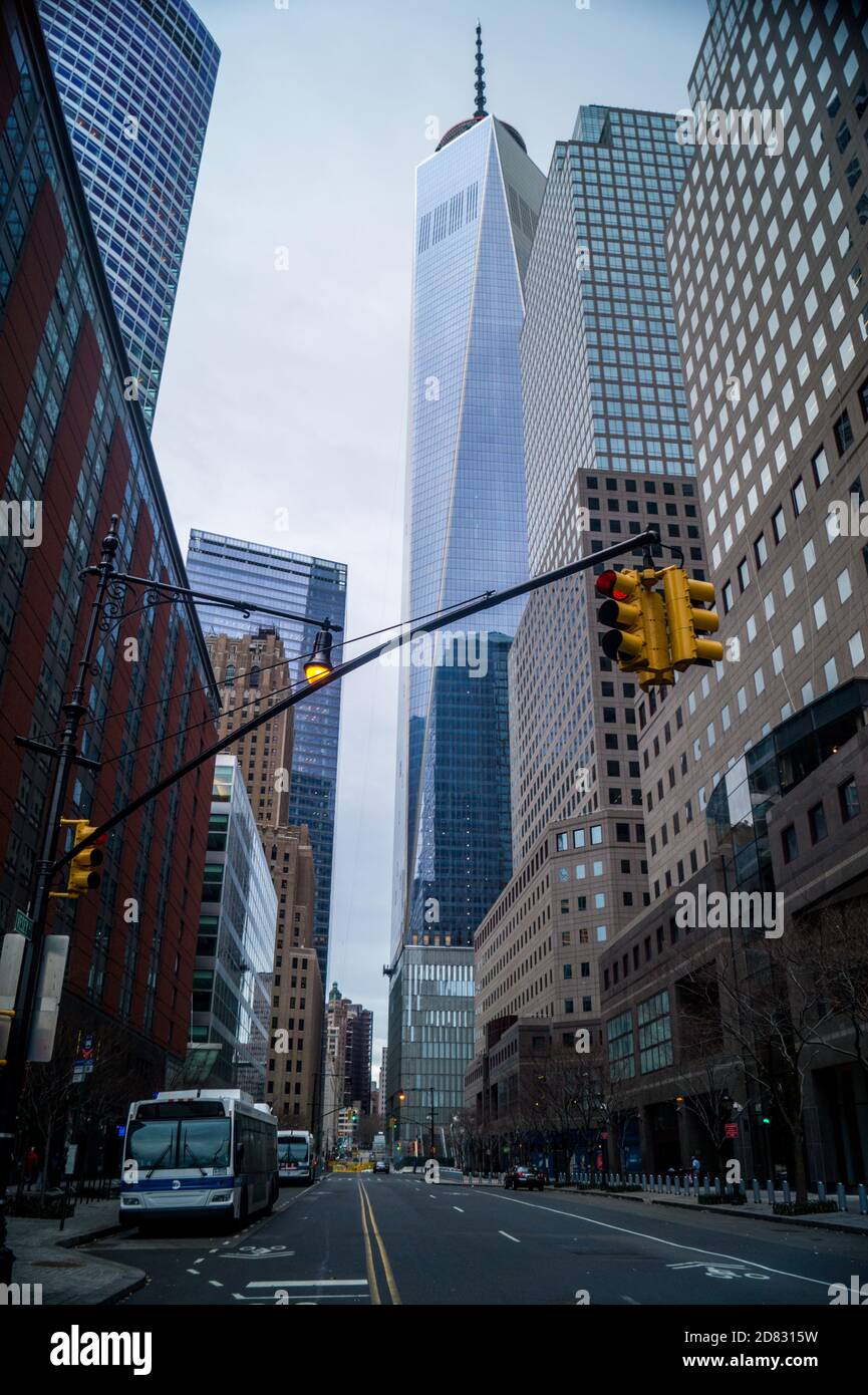 Down town of New York Stock Photo