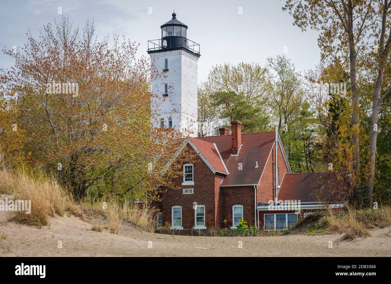 Presque Isle State Park Stock Photo Alamy